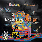 Beadora & Woooowshow 2.6mm Perler Beads DIY Kit – 48 Colors, 24000 Beads, 32 Pattern Designs, Complete Creative Craft Set